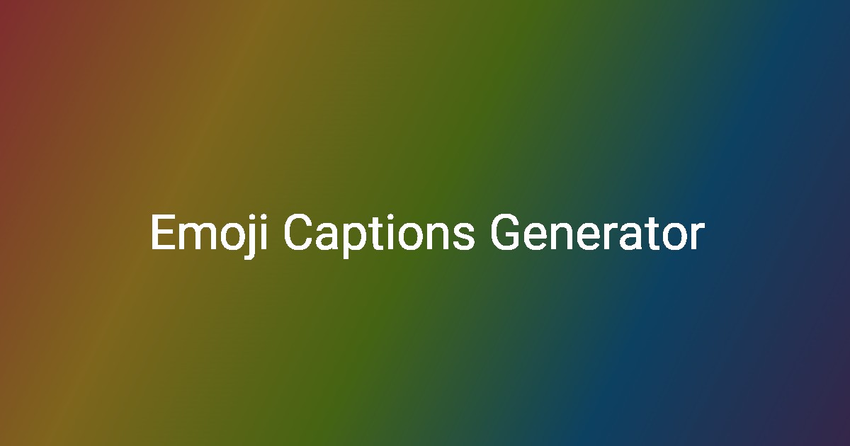 generate fun image captions